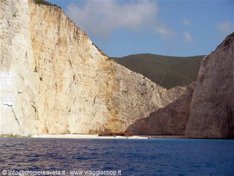 Zante: la baia del relitto
