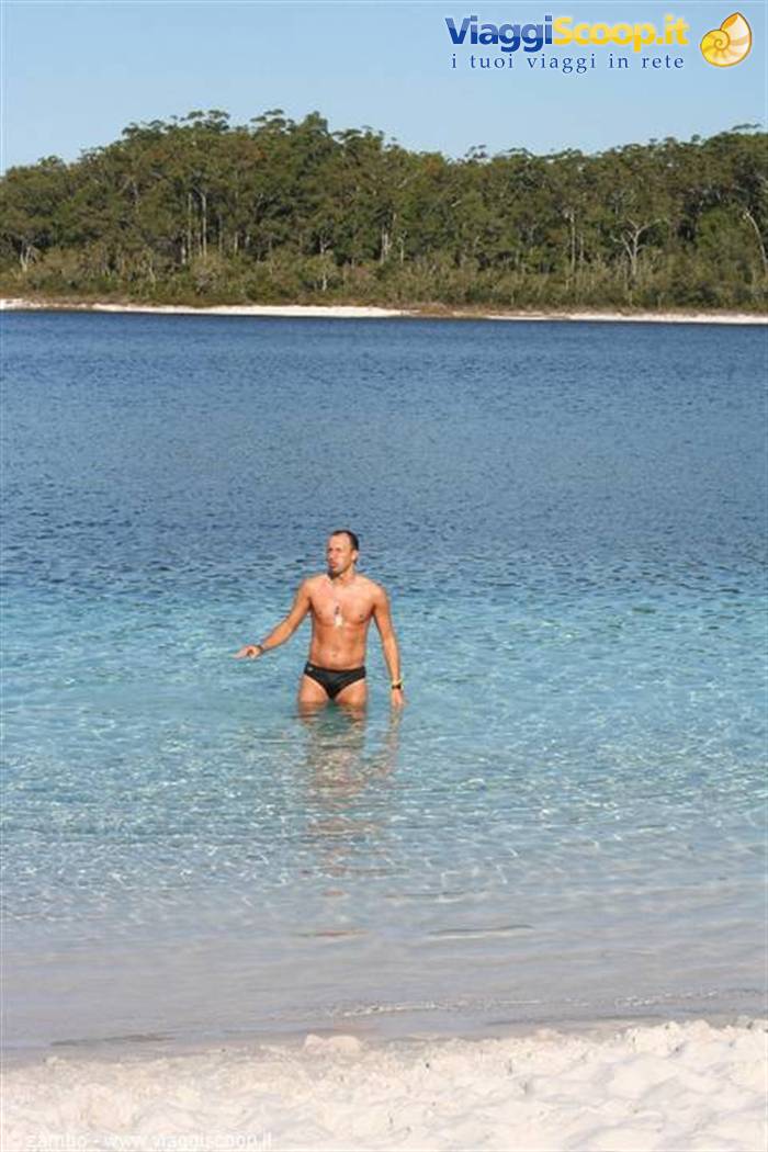 Bagno nel lago