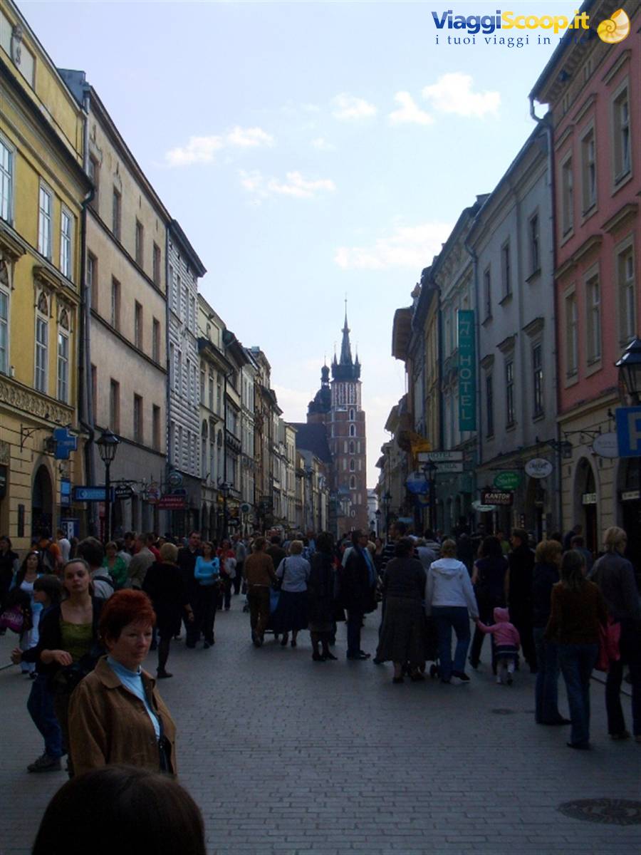 Cracovia....verso la piazza del mercato