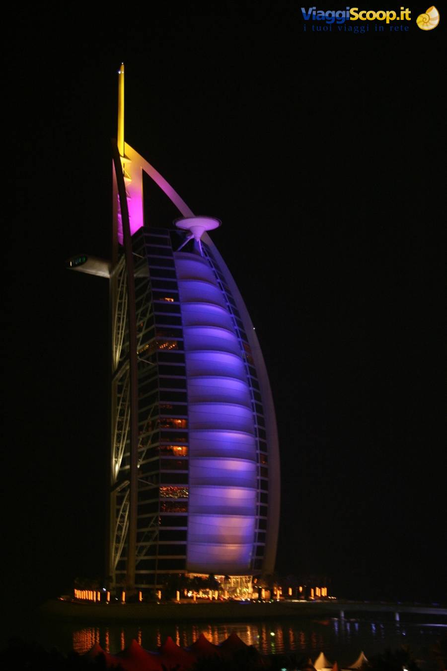 Burj al Arab - by night