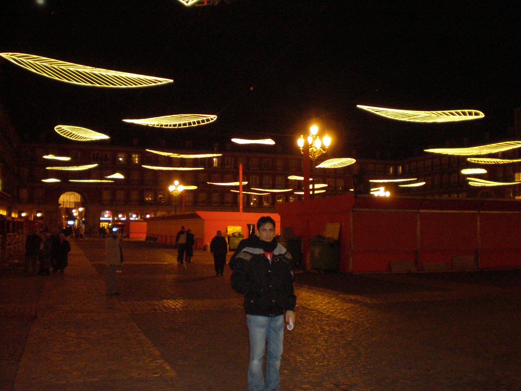 plaza major di notte