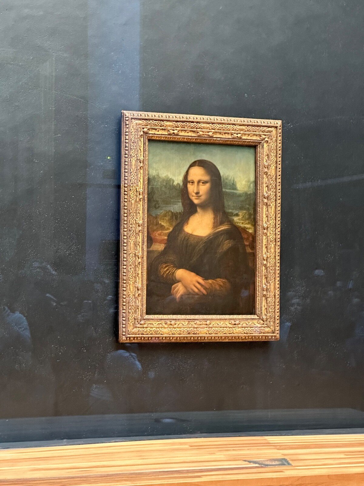 Davanti al sorriso della Gioconda al Louvre, che emozione!