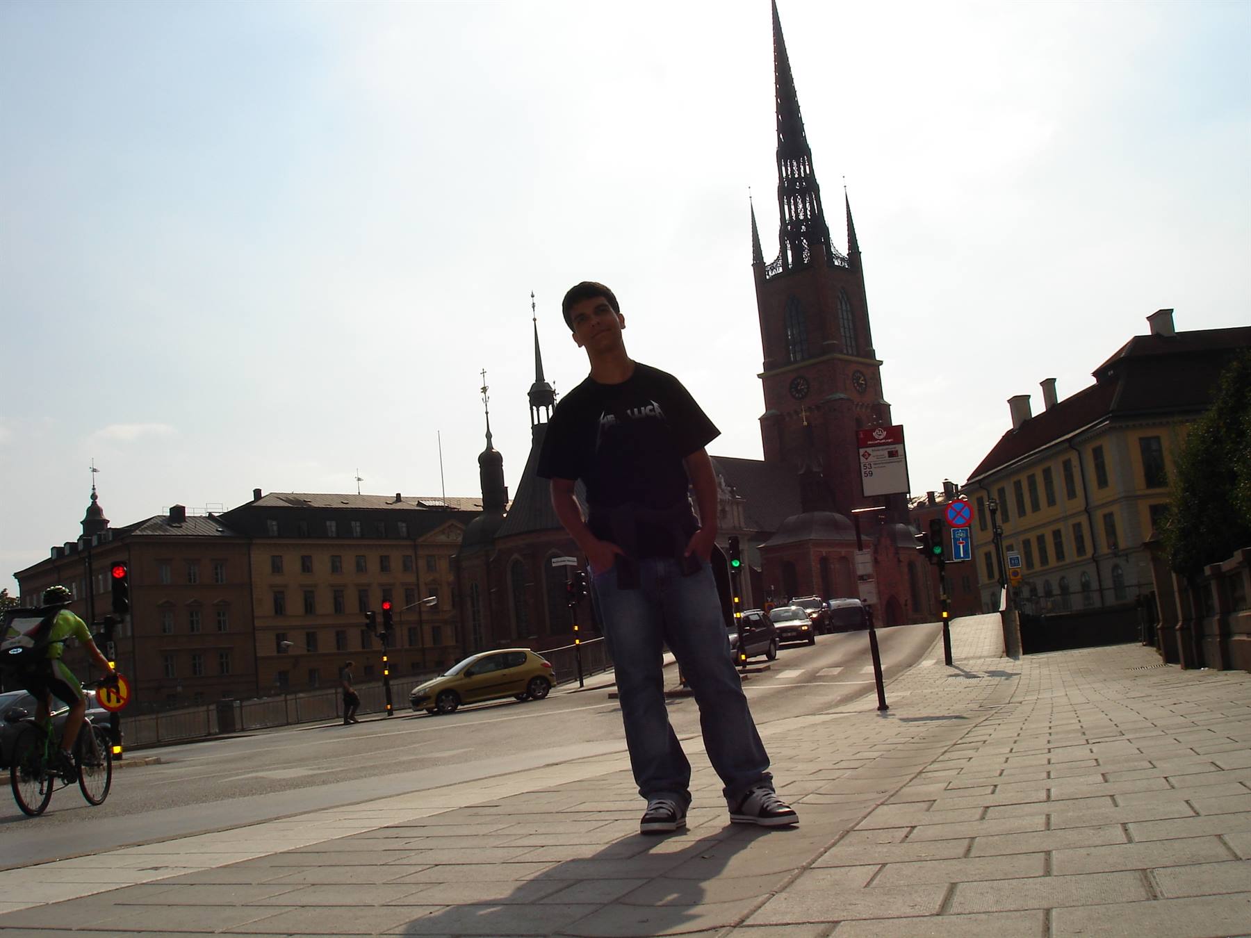 Gamla stan sullo sfondo