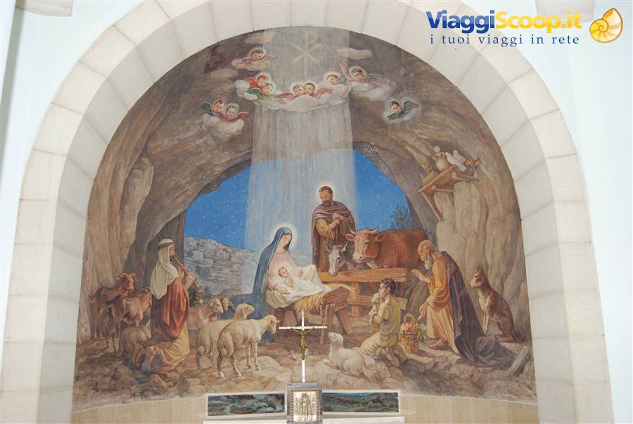 Betlemme - Campo dei pastori - Chiesa - Affresco
