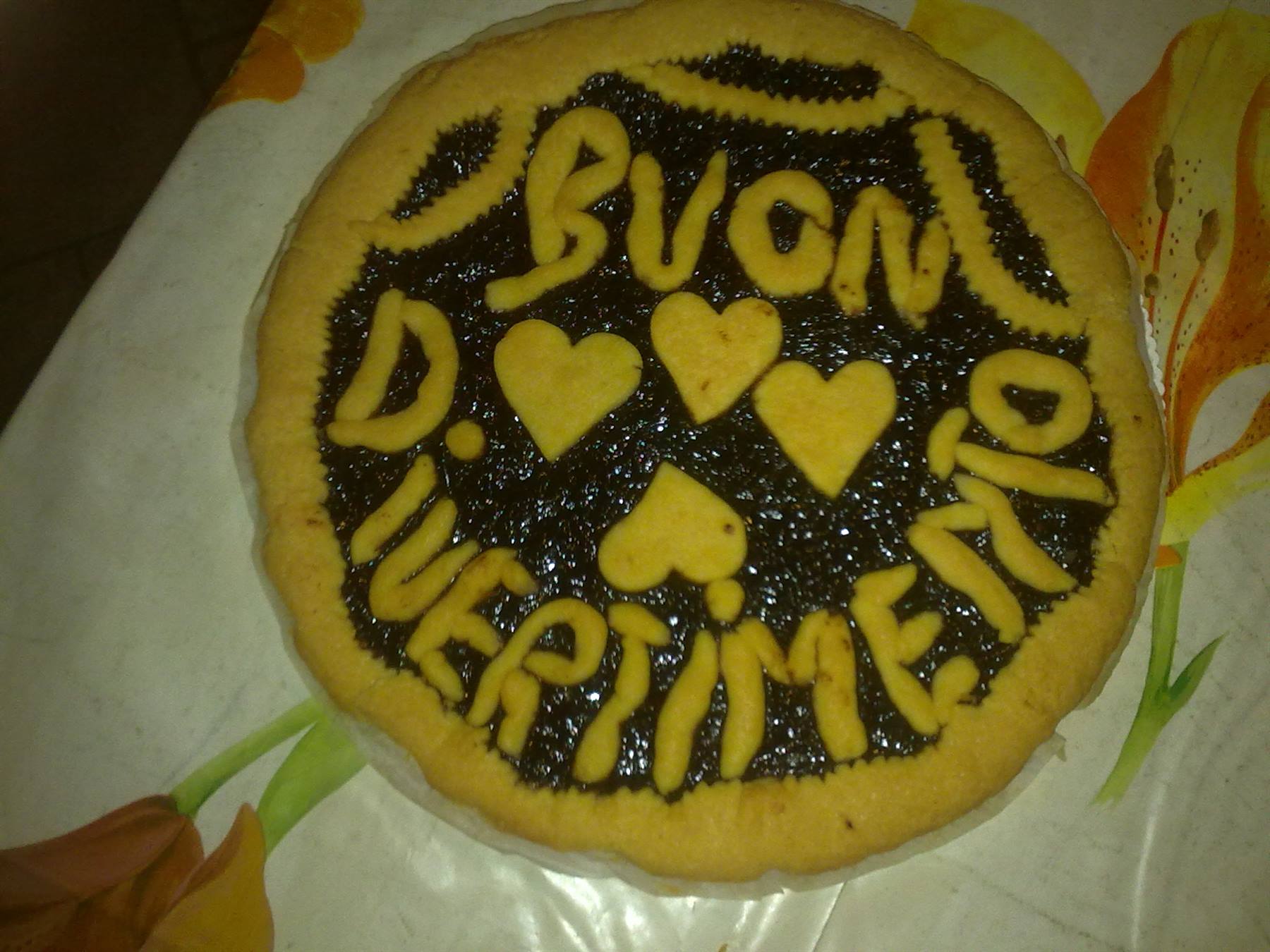 torta augurale fatta da una moglie