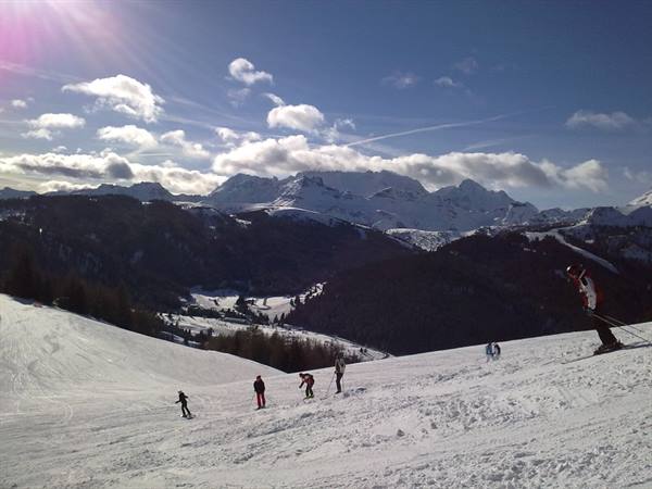 discesa verso ortisei