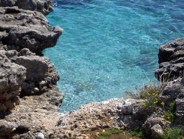 il mare alla riserva dello zingaro