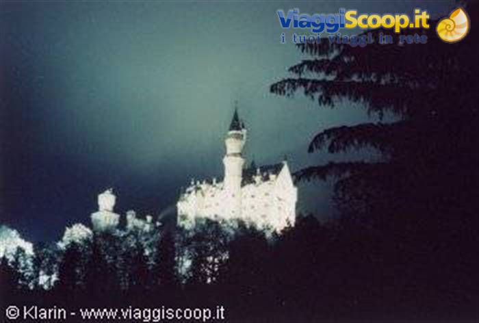 Neuschwanstein di notte