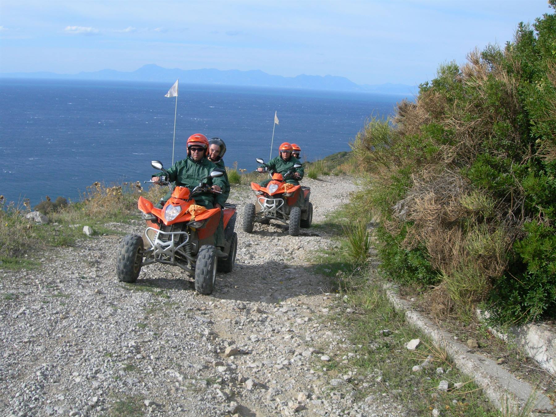 Avventura in quad lungo la costa del Cilento