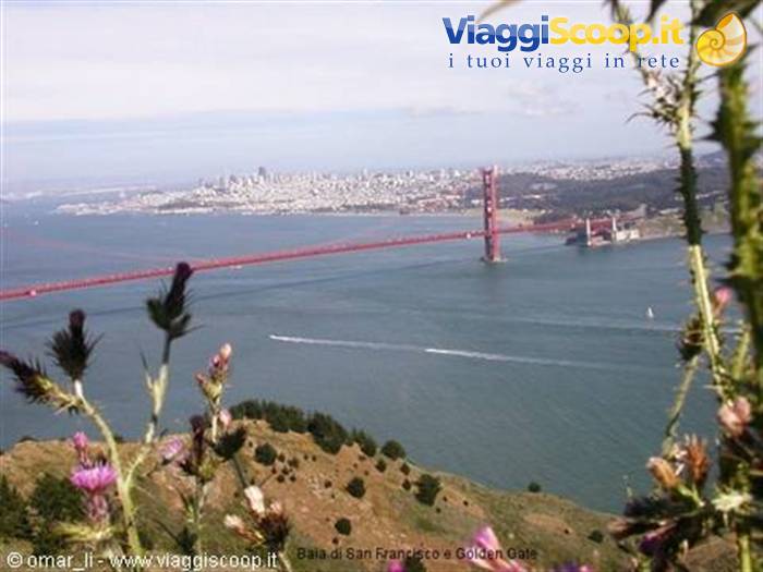 La baia di San Francisco e il Golden Gate