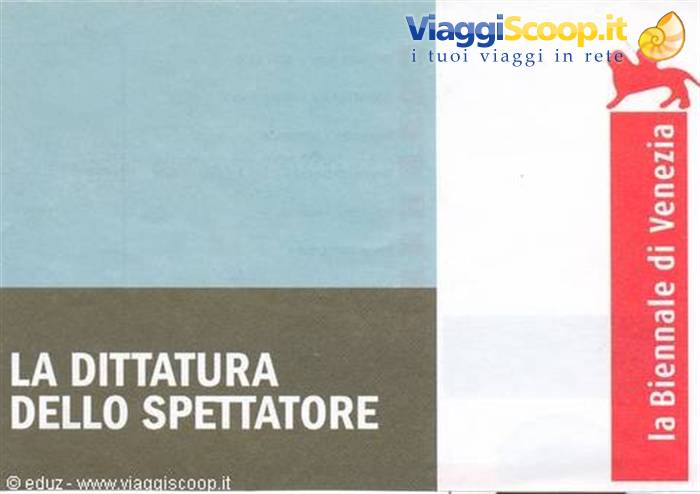 Venezia - Biennale 2003, il logo
