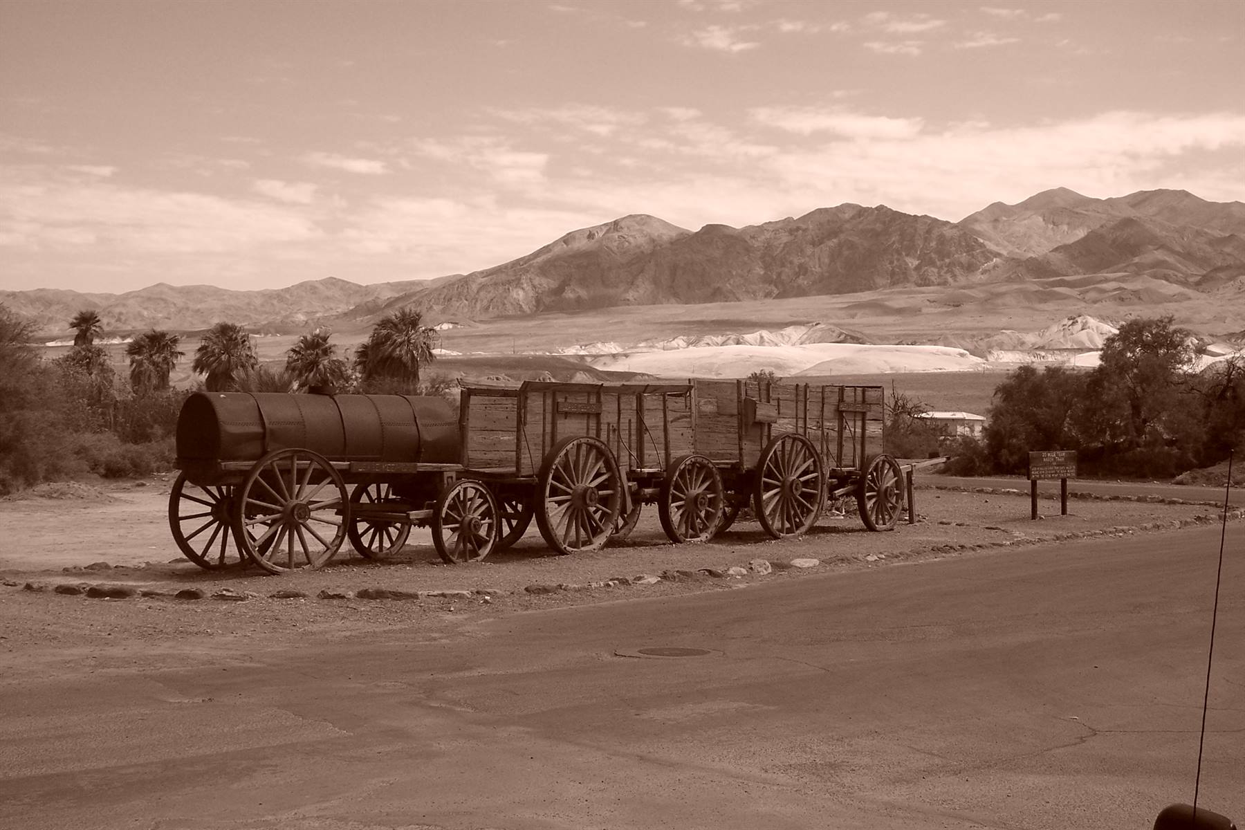 death valley - foto seppiata