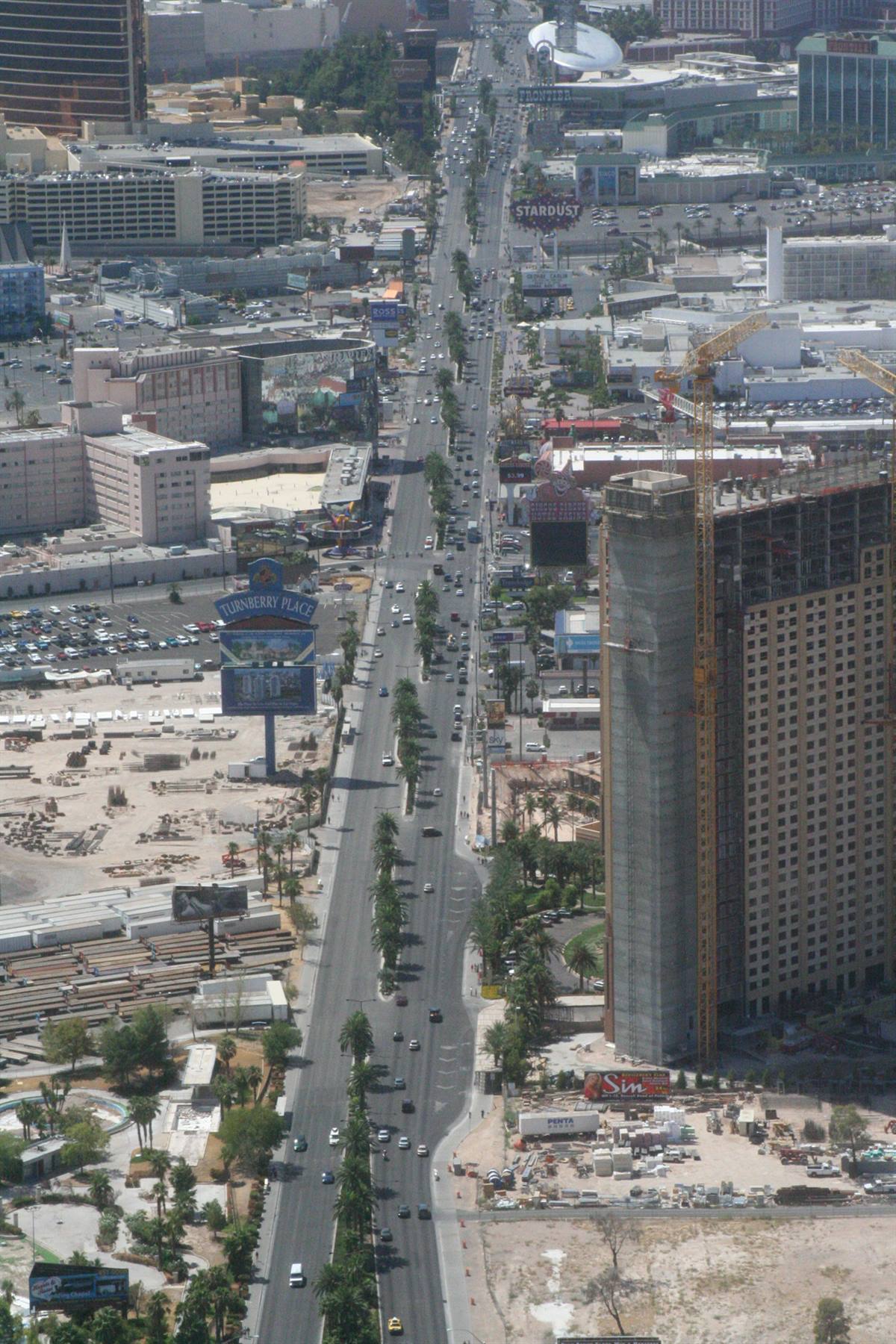 las vegas dall'alto della emisphere tower
