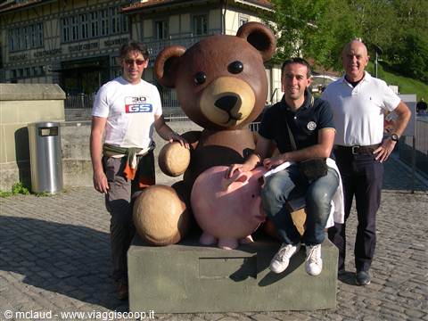 DA SX, ROBERTO, L'ORSO DI BERNA, CLAUDIO E LUCIANO