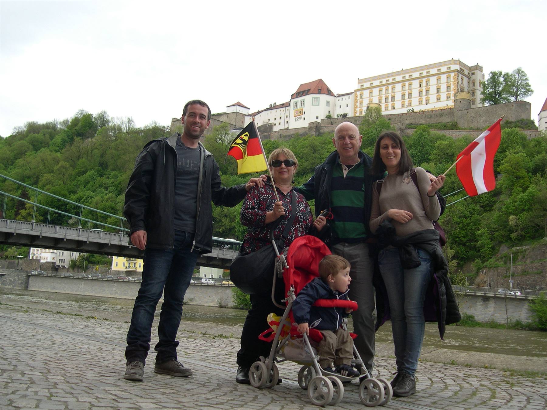 TUTTI NOI A PASSAU LUNGO IL DANUBIO