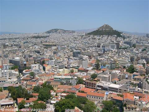 ATENE DALL'ALTO DELL'ACROPOLI