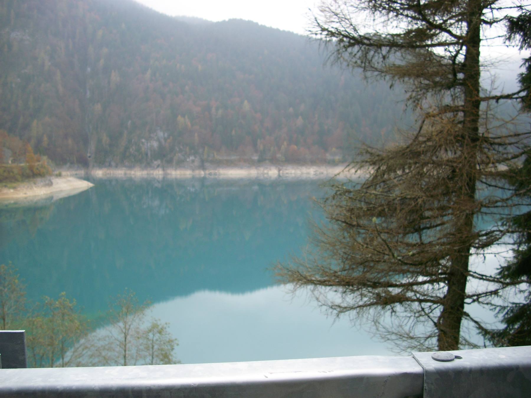 lago sulla strada di Sauris