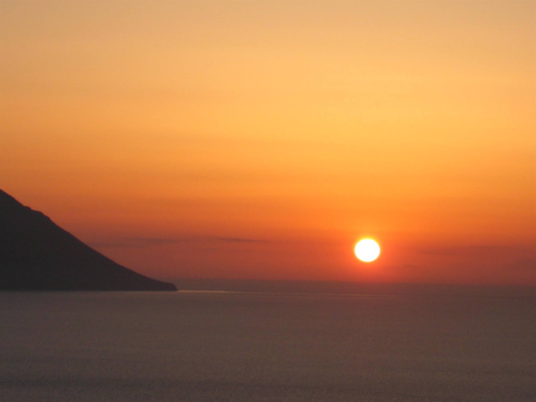 tramonto dalla Chora