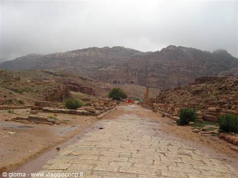 Da Taba a Petra sotto un diluvio