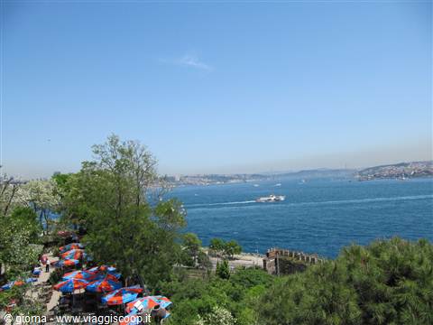 Vista dal ristorante del Topkapi