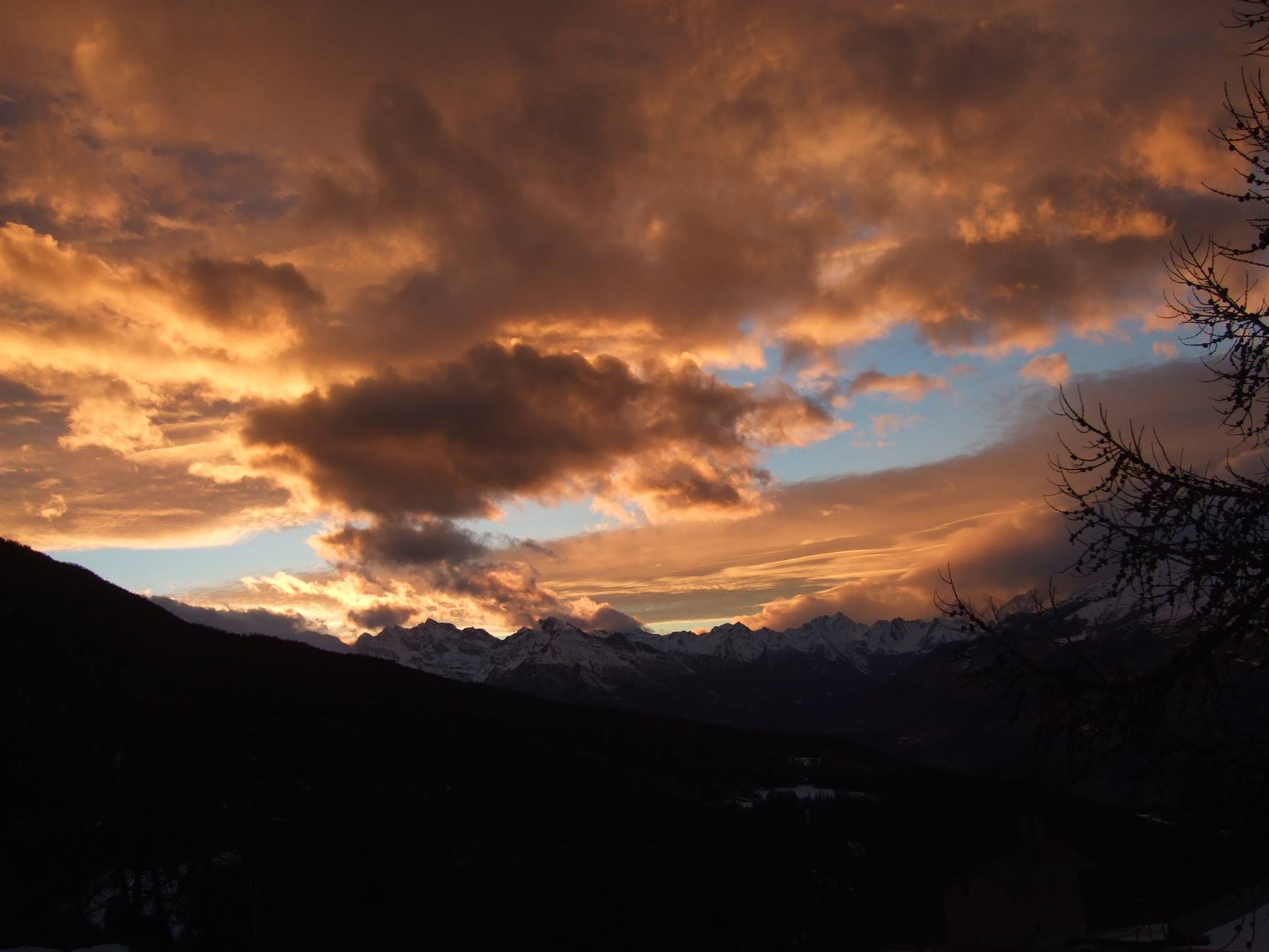 Tramonto a Pila