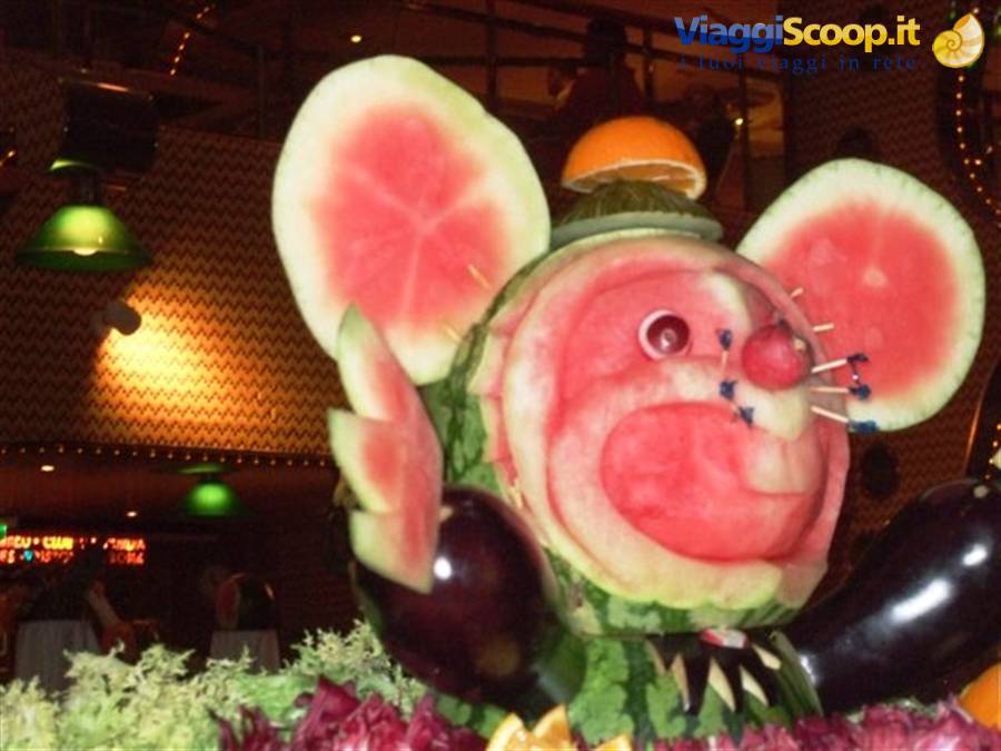 sculture di frutta