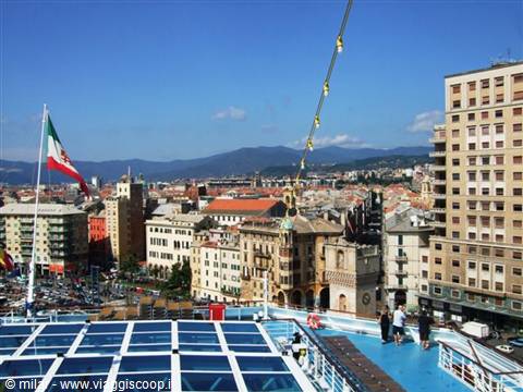 panorama dalla nave