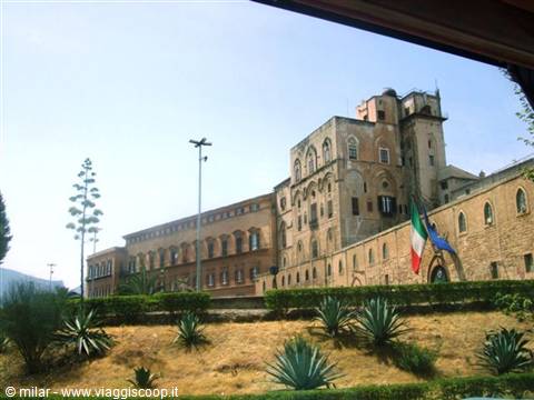 Palermo: palazzo dei normanni.