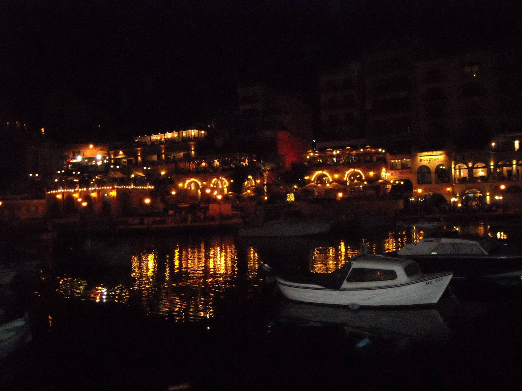 St Julian Bay BY night