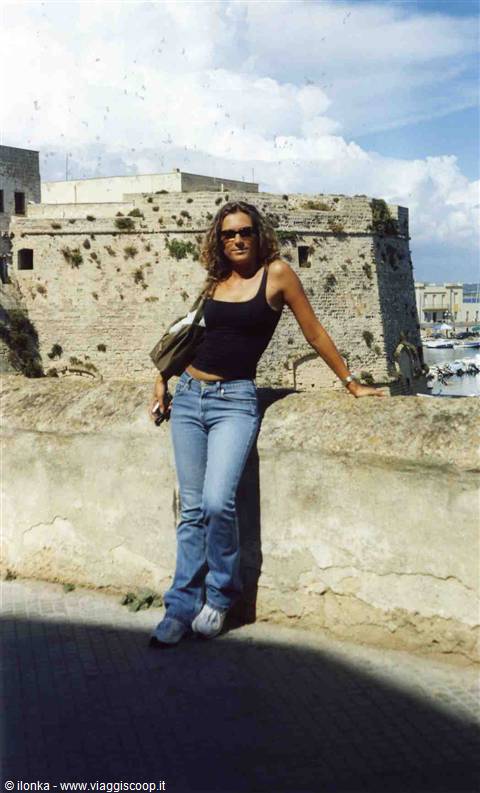Io sulla passeggiata di Gallipoli