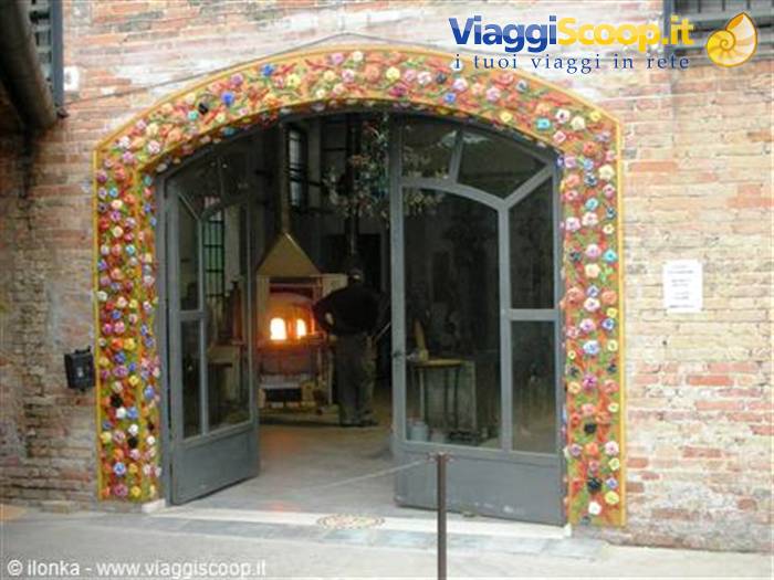 forno per lavorazione del vetro a murano