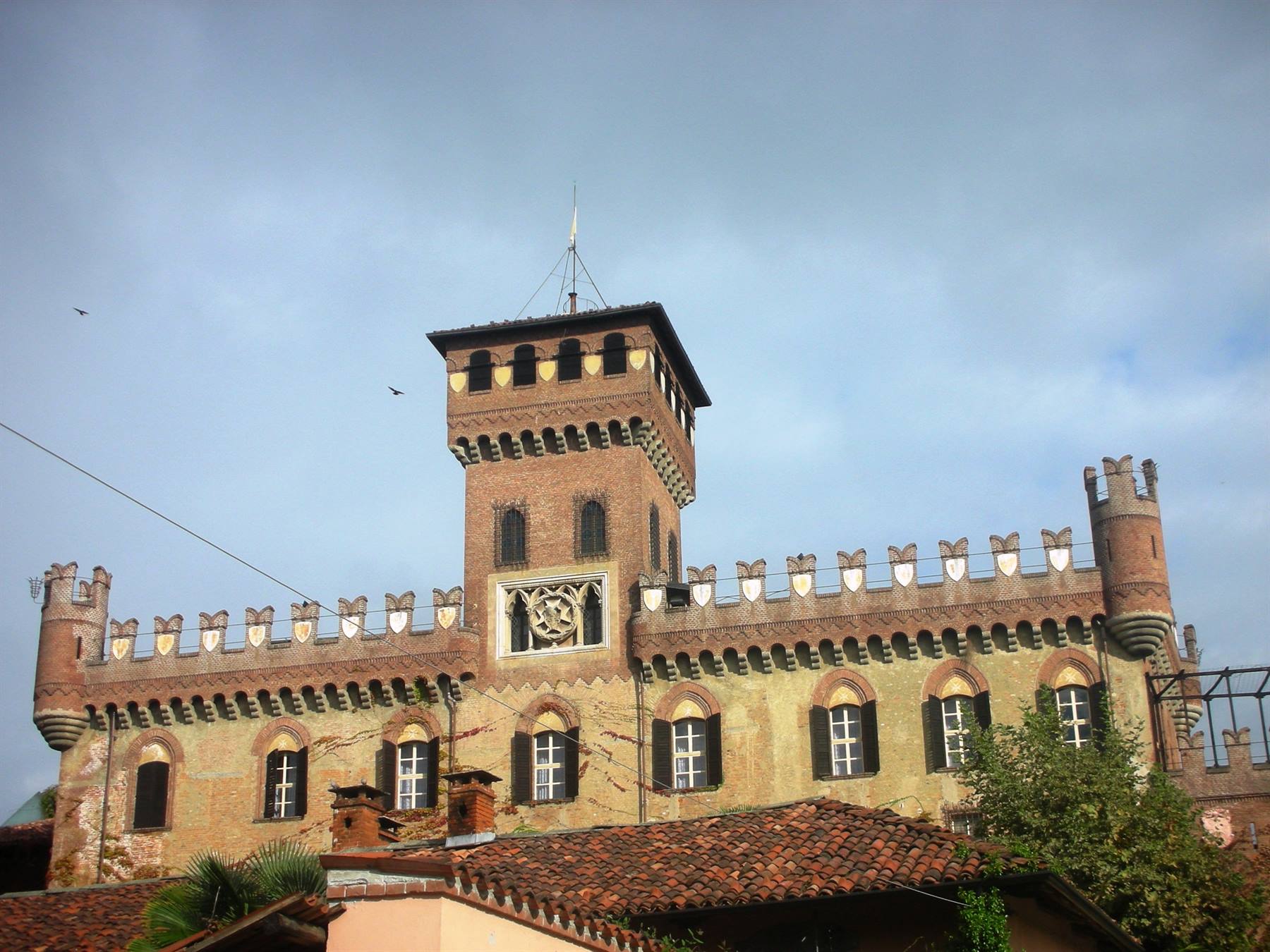 il castello di mazzè - fronte