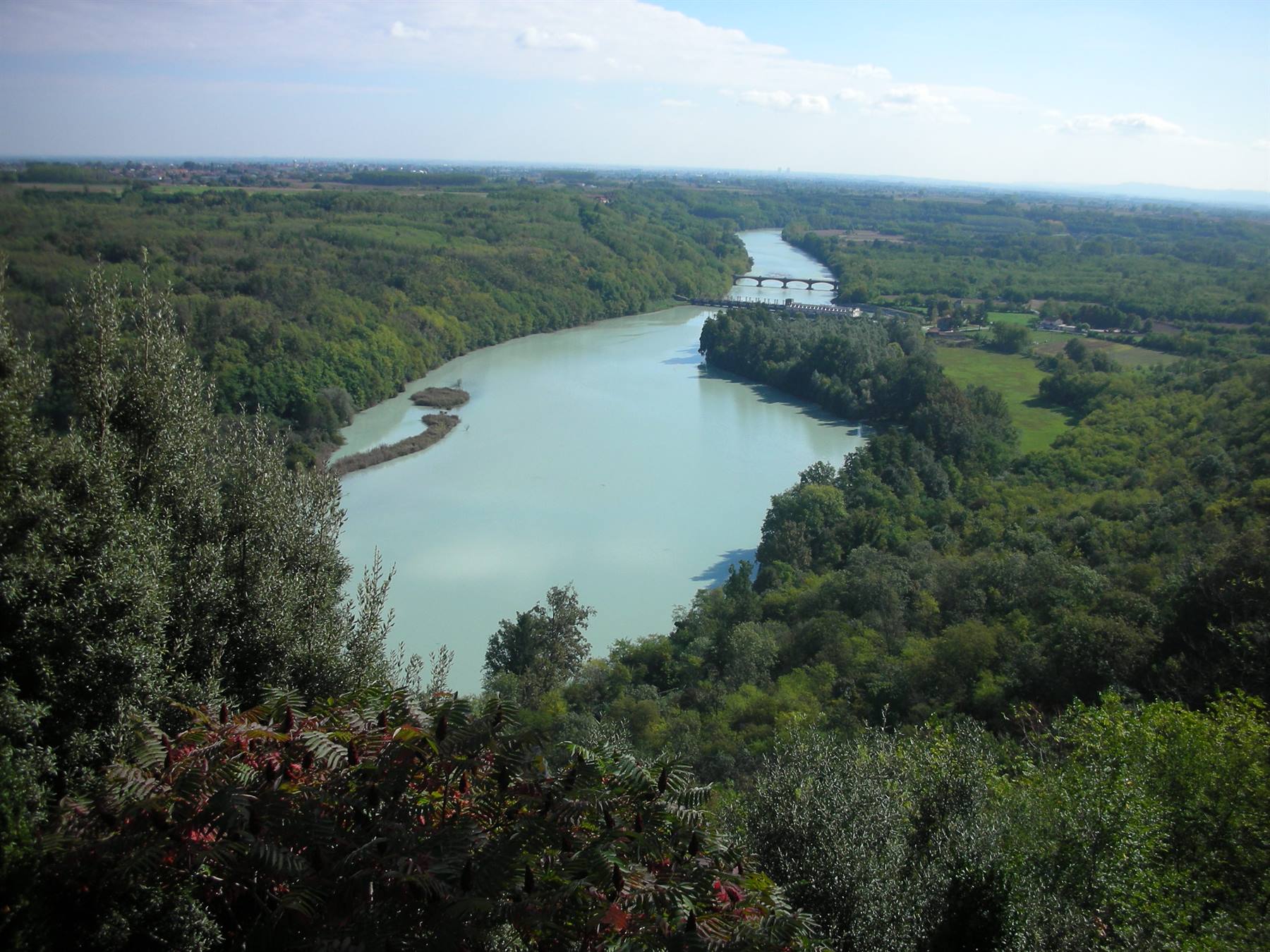 fiume Dora sotto il castello
