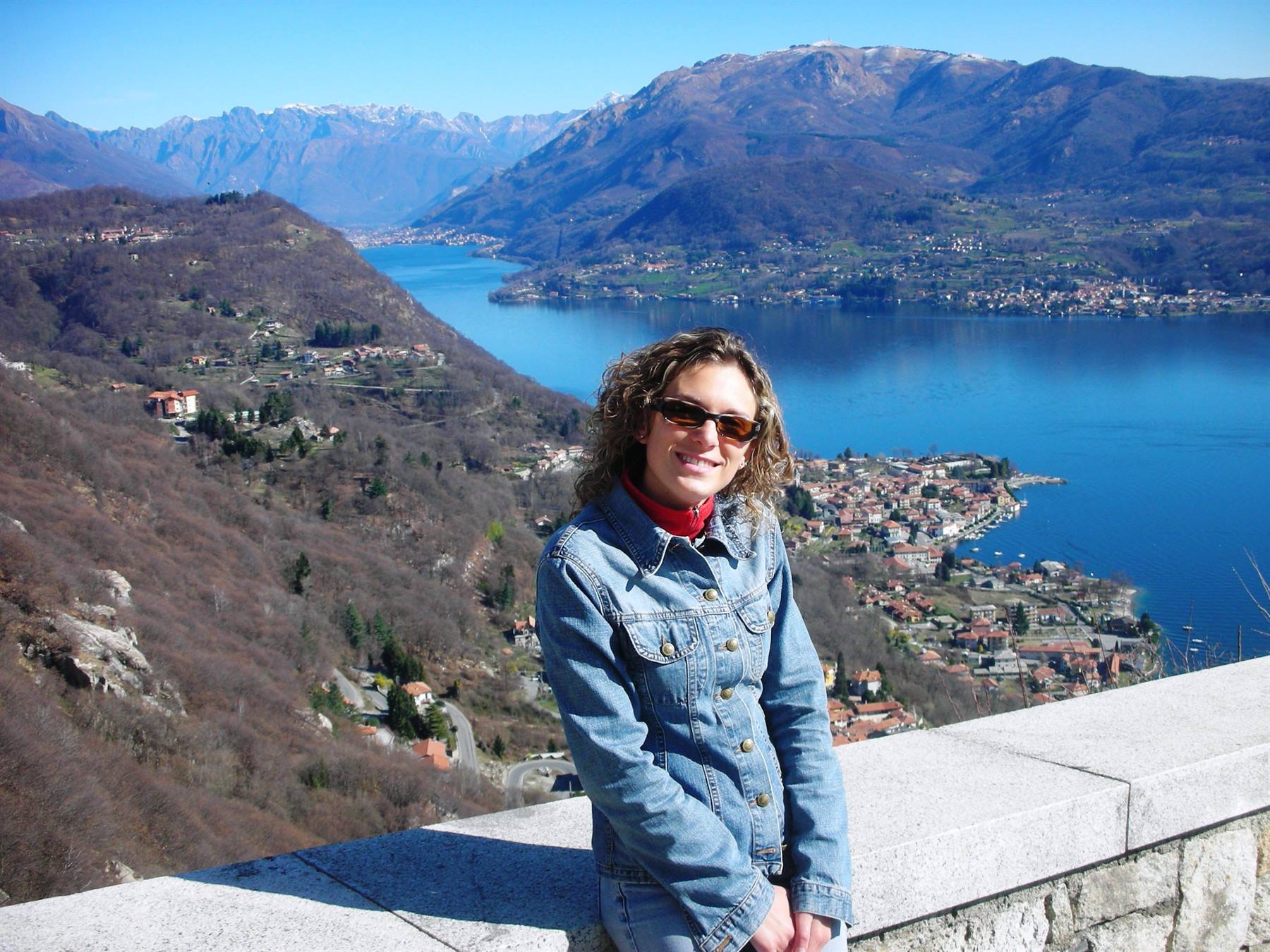 io al santuario, visuale sul lago