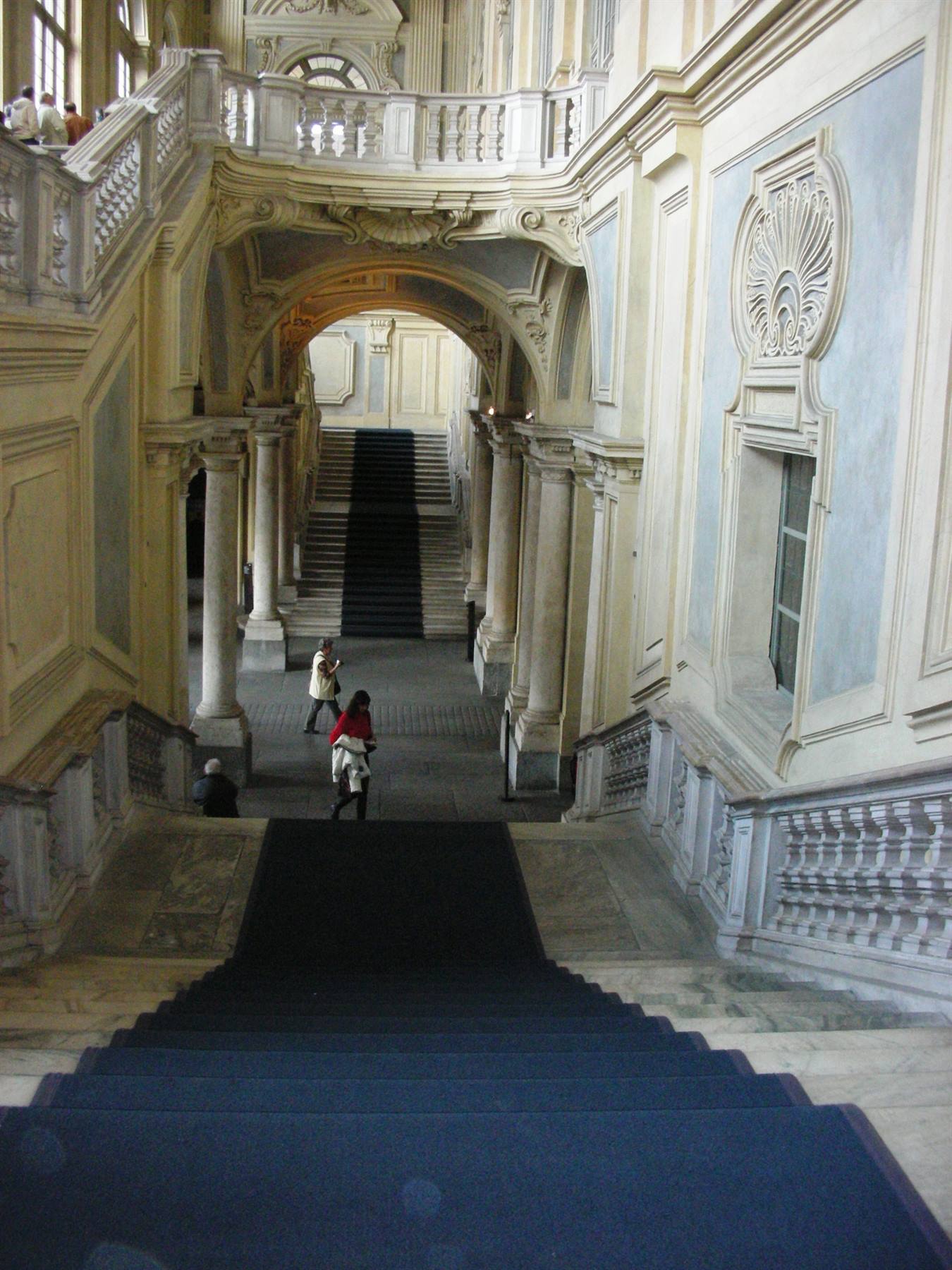 palazzo madama, scalinata interna