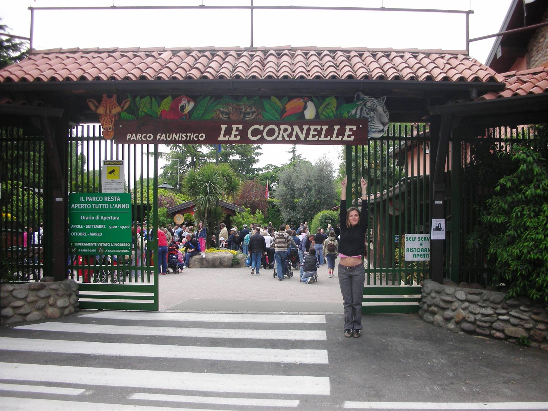 Io all'ingresso