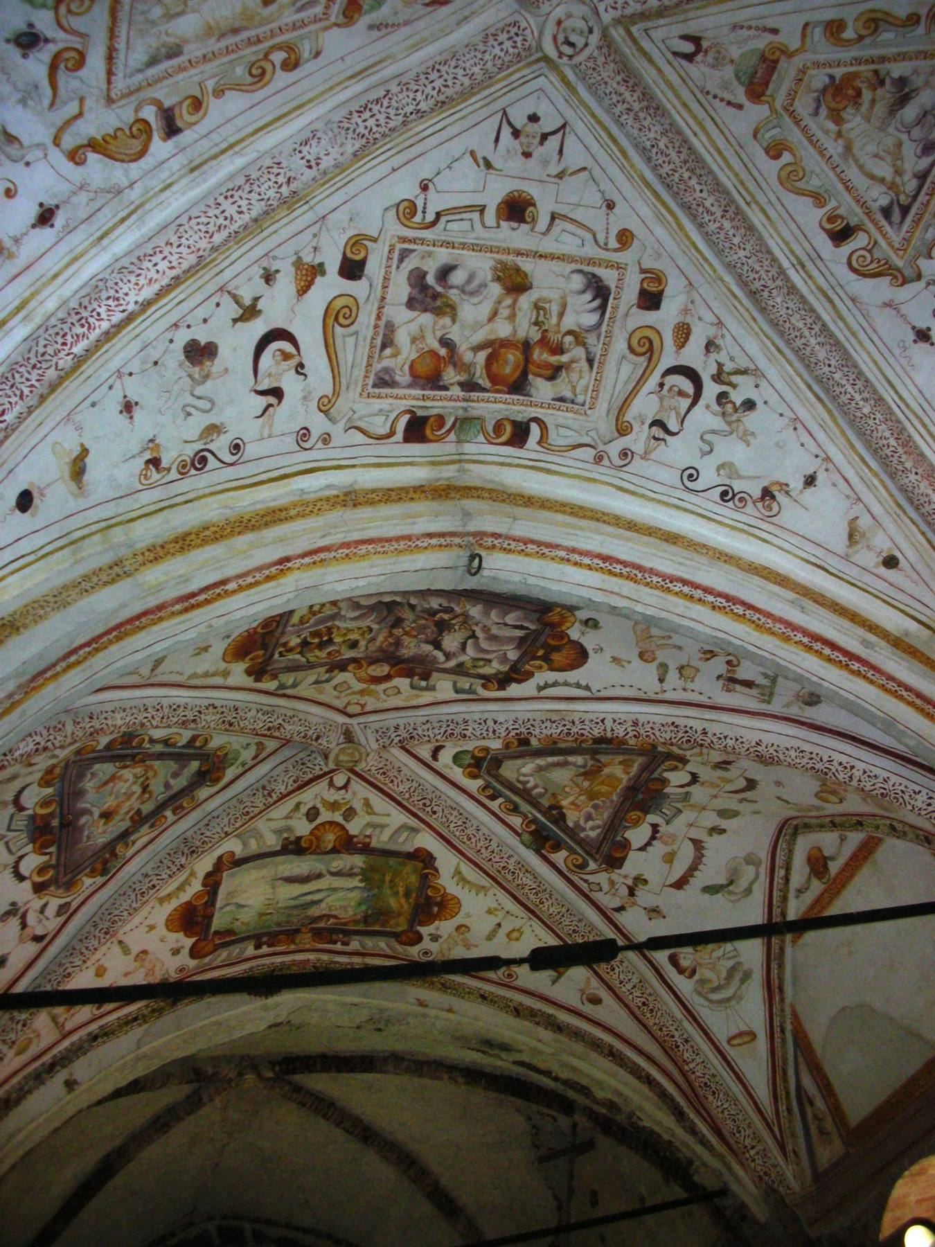 soffitto affrescato seconda sala