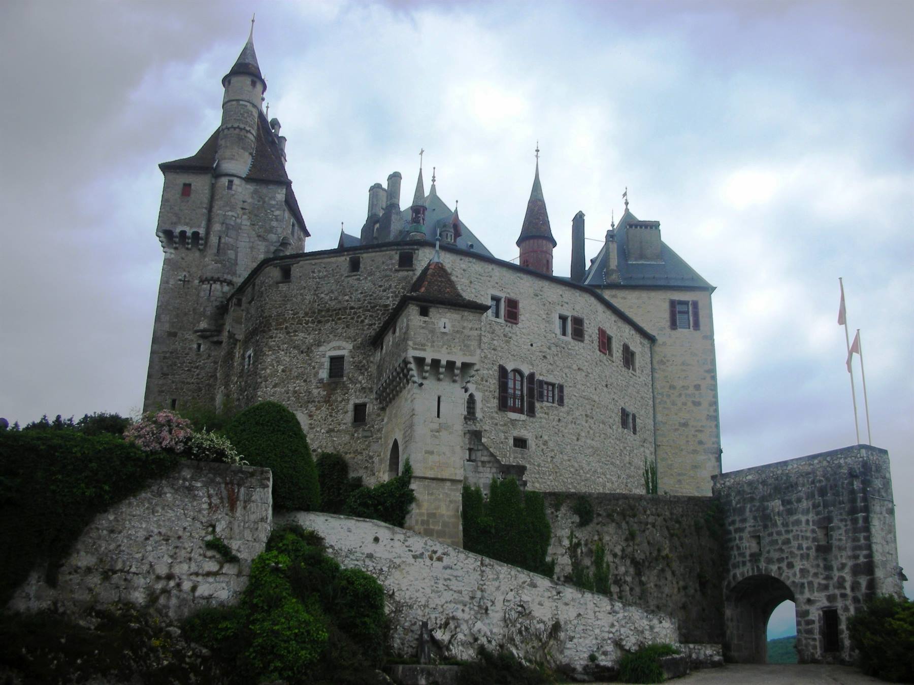 veduta del castello, esterno