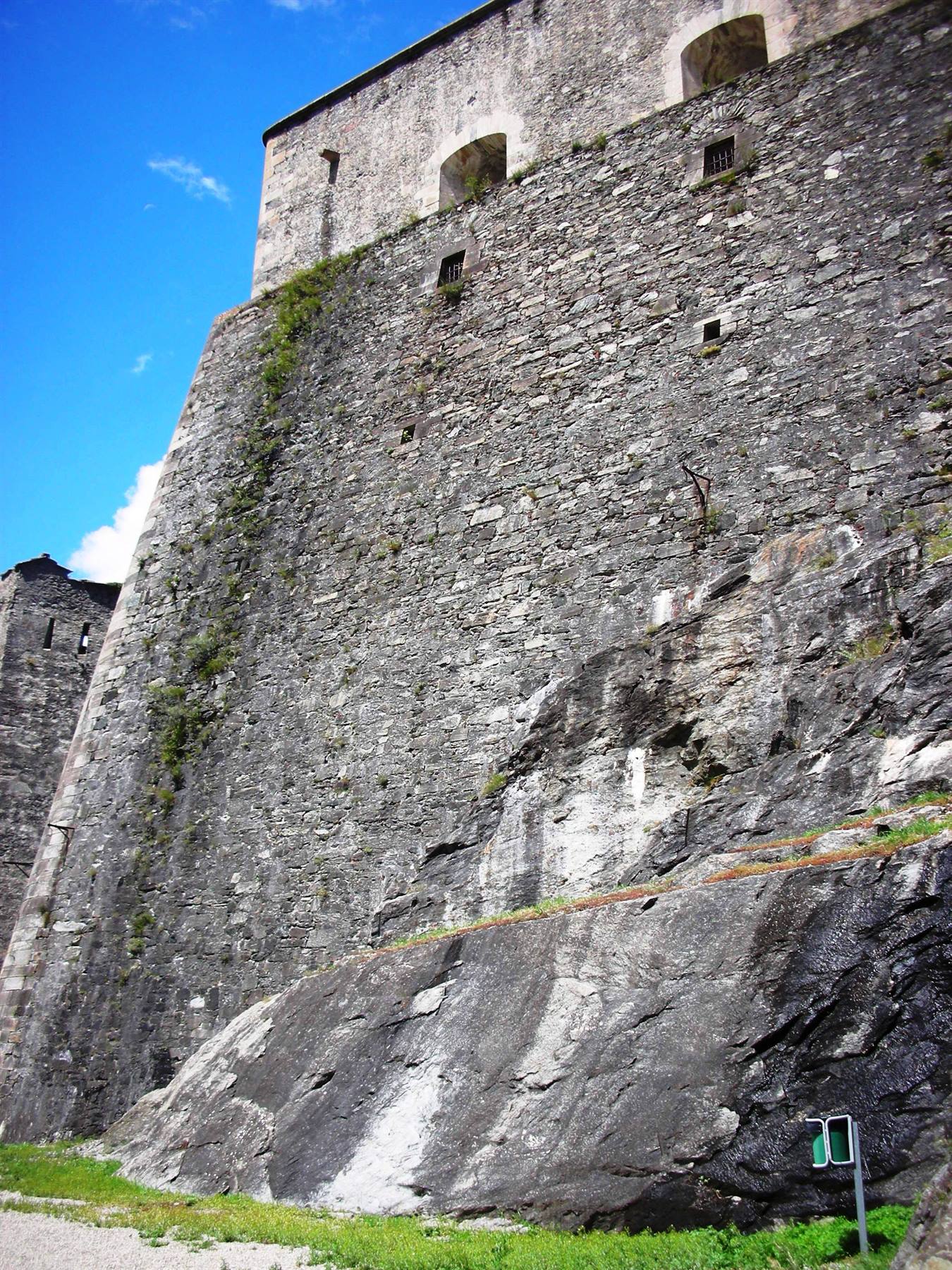 veduta interna parete a prua di nave
