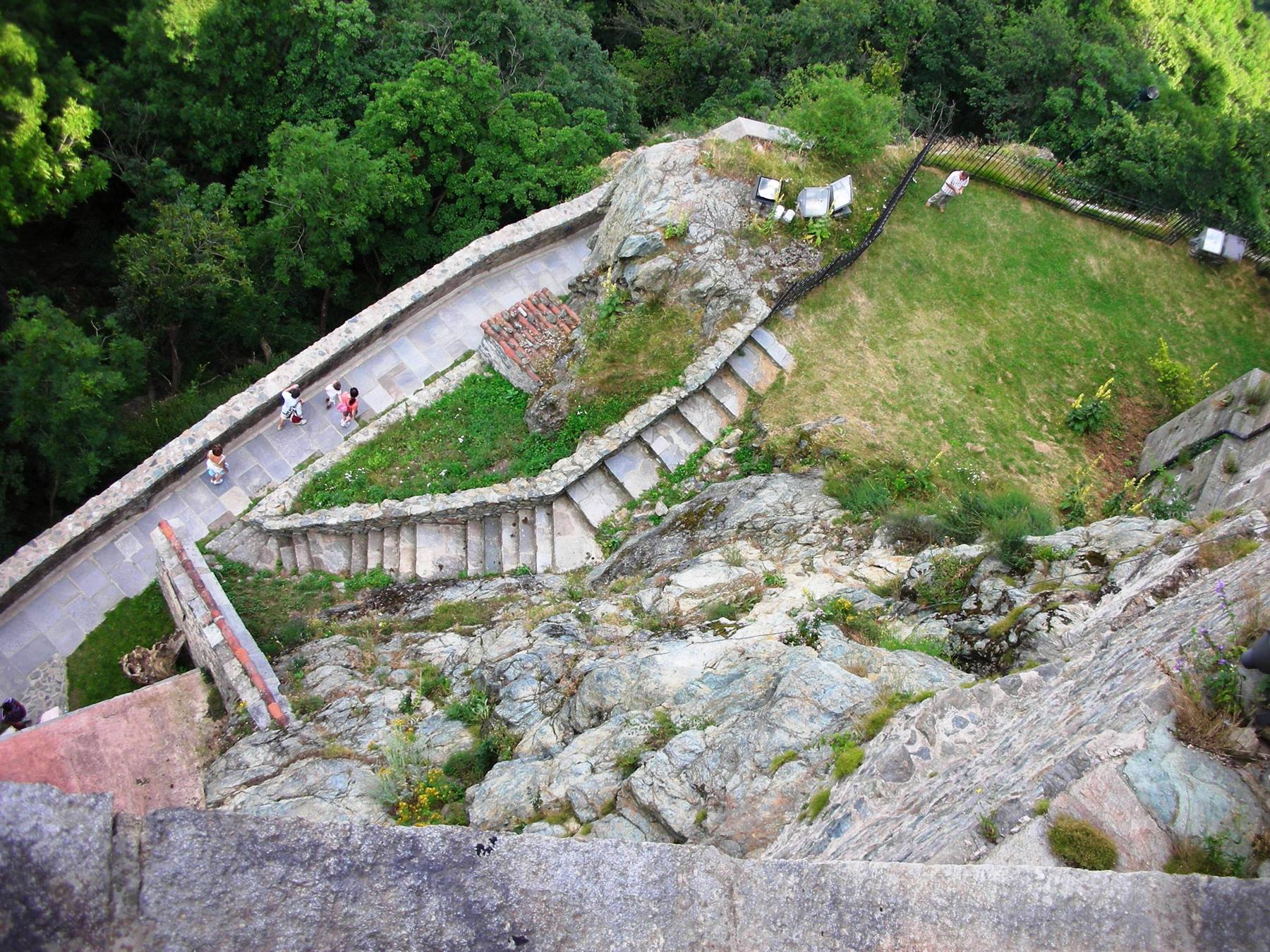 veduta verso il basso