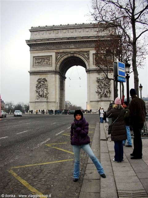 io & l'arco di trionfo