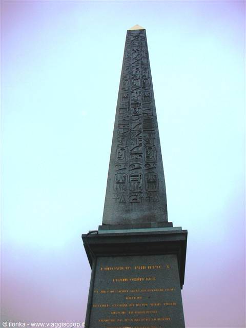 l'obelisco di place de la Concorde