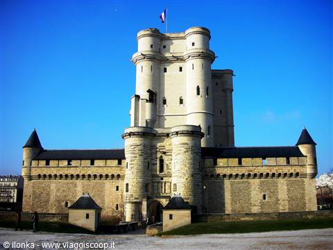 il castello di Vincennes appena fuori Parigi