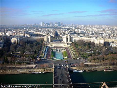 Il Trocadero visto dalla tour