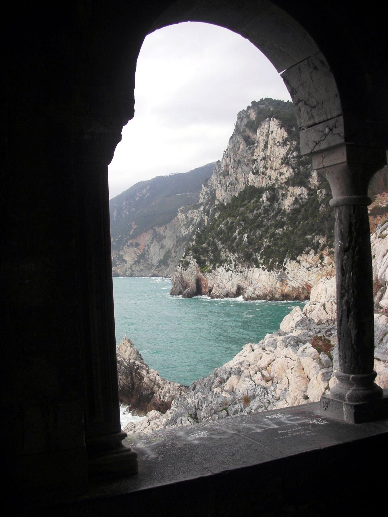veduta scogliera portovenere