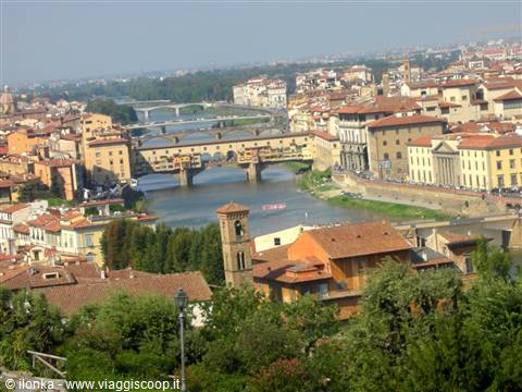 ponte vecchio da p.zzle Michelangelo