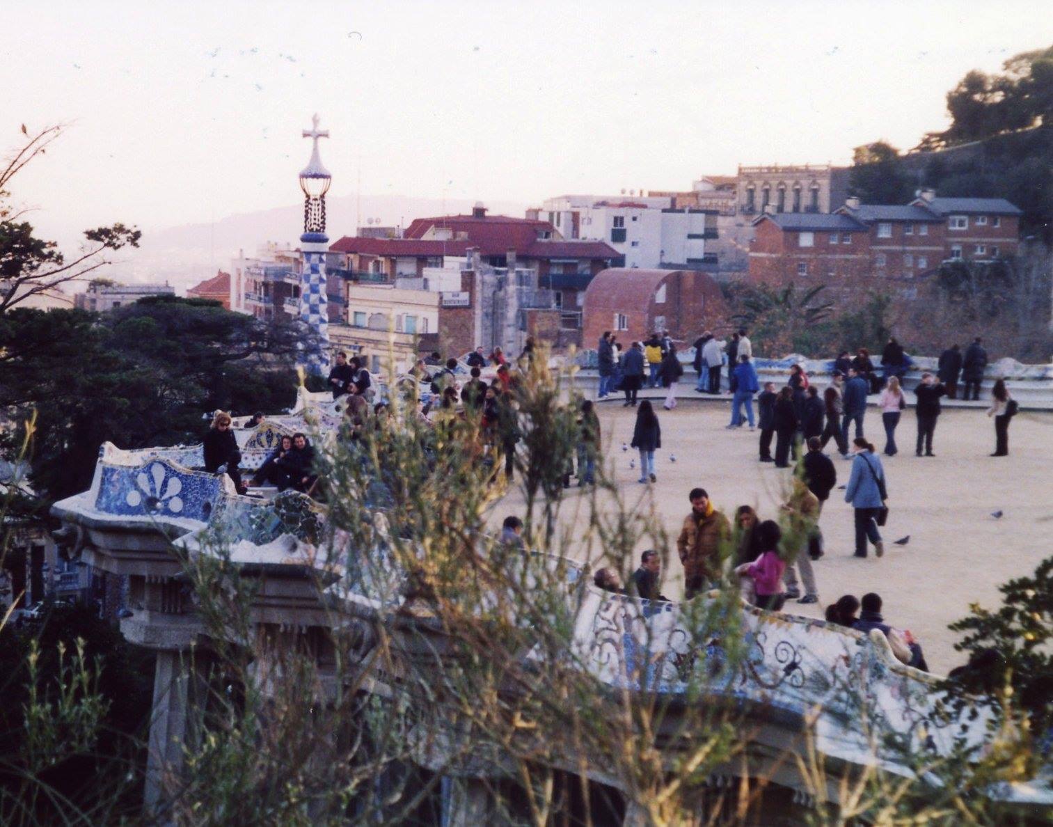 la terrazza del parc guell