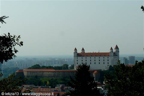 Bratislava-Panorama sul Castello