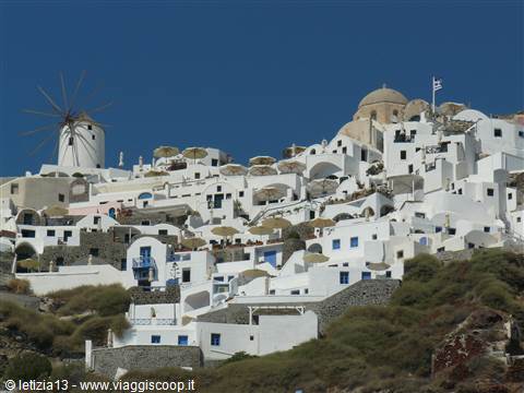 Oia vista dalla Caldera