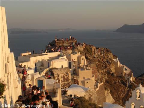 Il tramonto di Oia